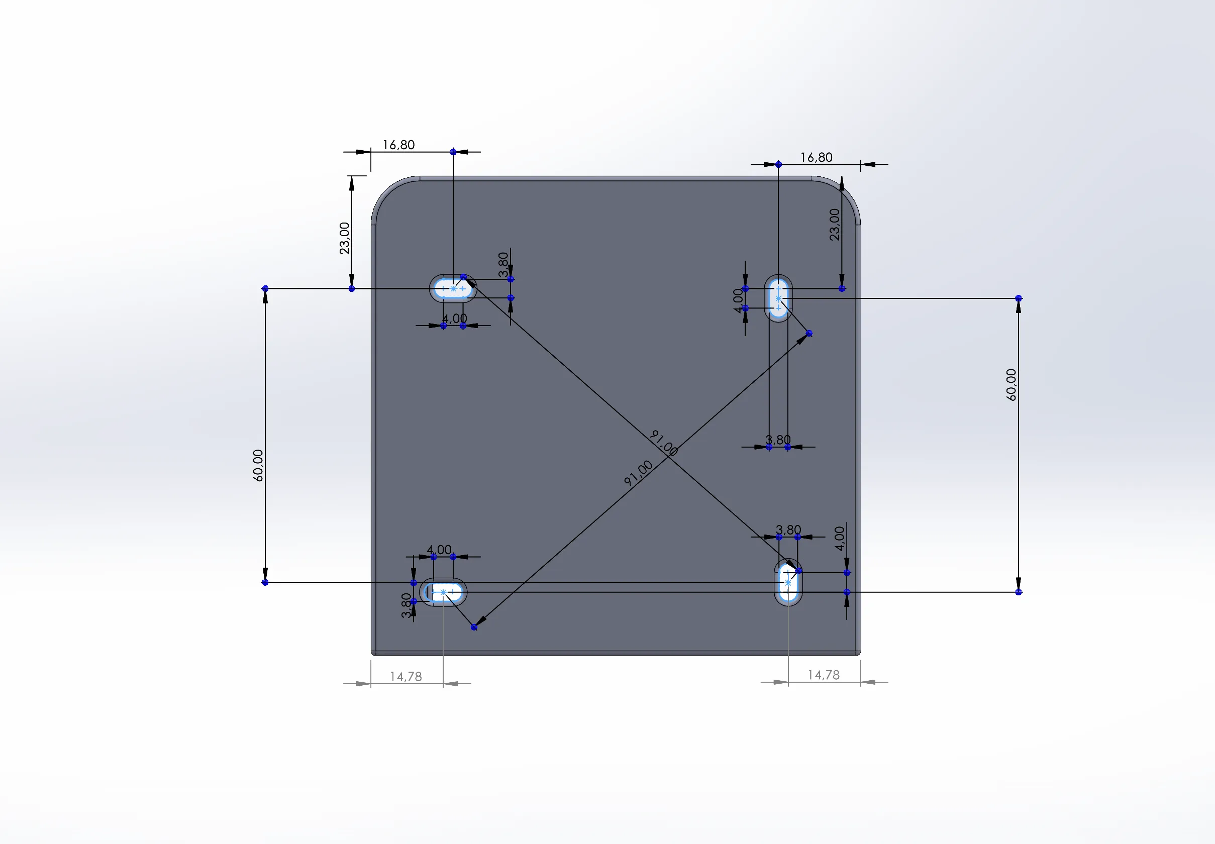 Support Commande tactile VELUX INTEGRA KLR 200