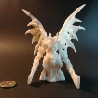 Falor - Greater Demon - PRESUPPORTED - 32mm Scale-0