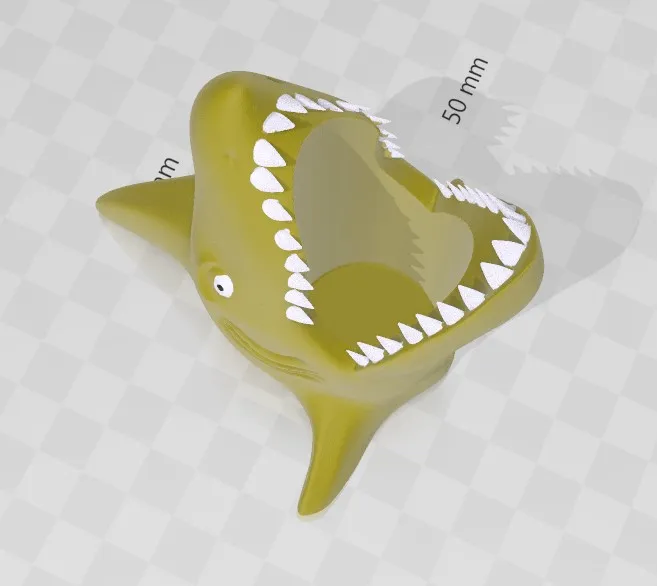 Shark Cup/Toothbrush Holder