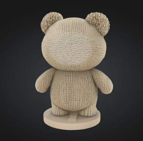 Mother day - knitted bear perfect gift - free