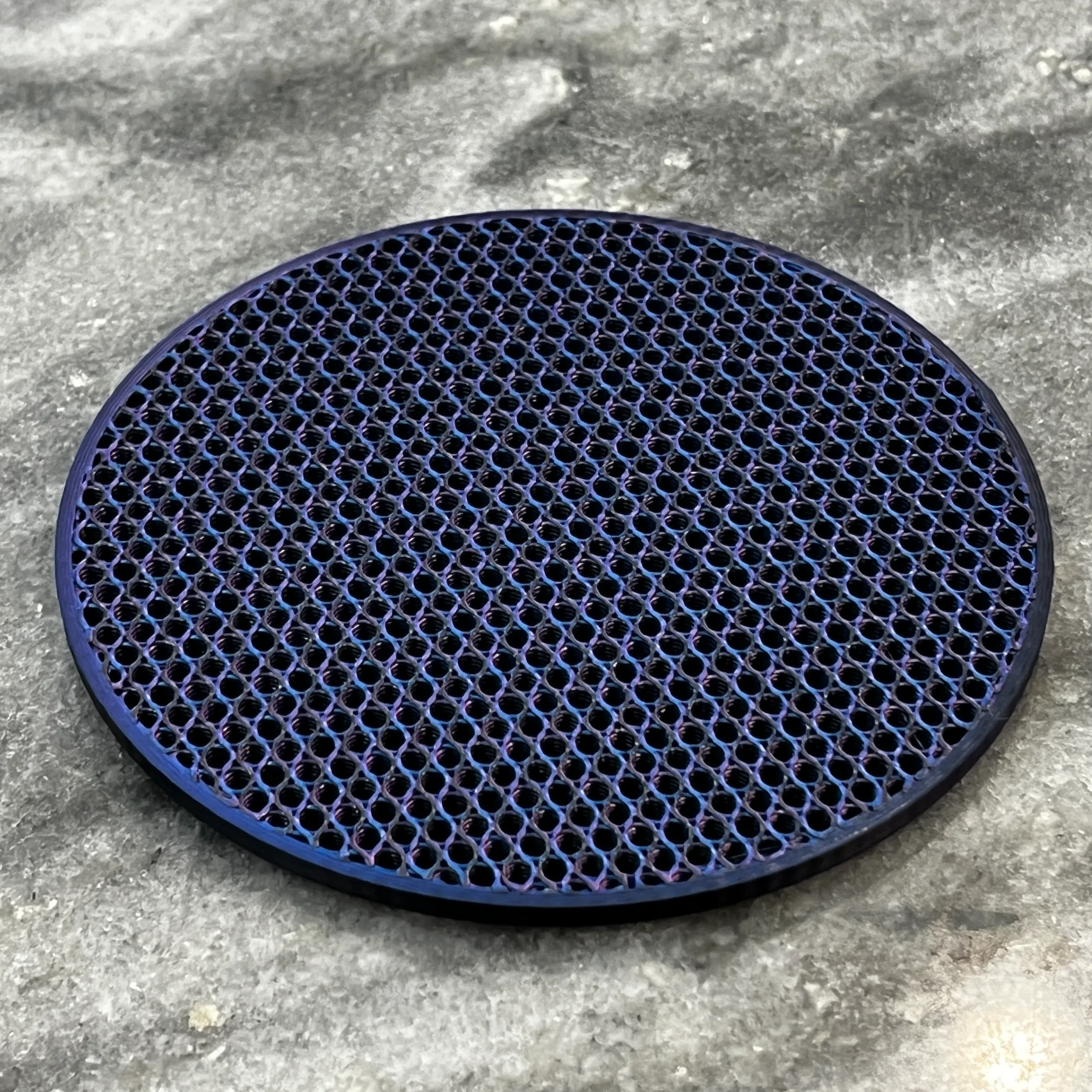 Unique Infill Coaster Set with Custom Holder