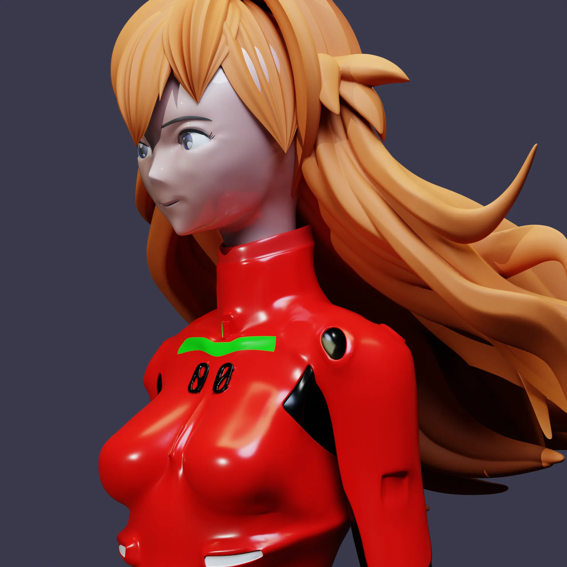 asuka_22 🎁 Street Alluring - Asuka's Dystopian Glow・Free 3MF File