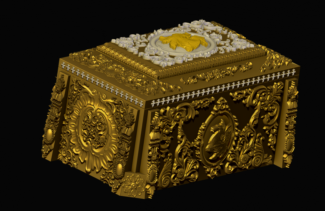 Ornamental deluxe gift storage box