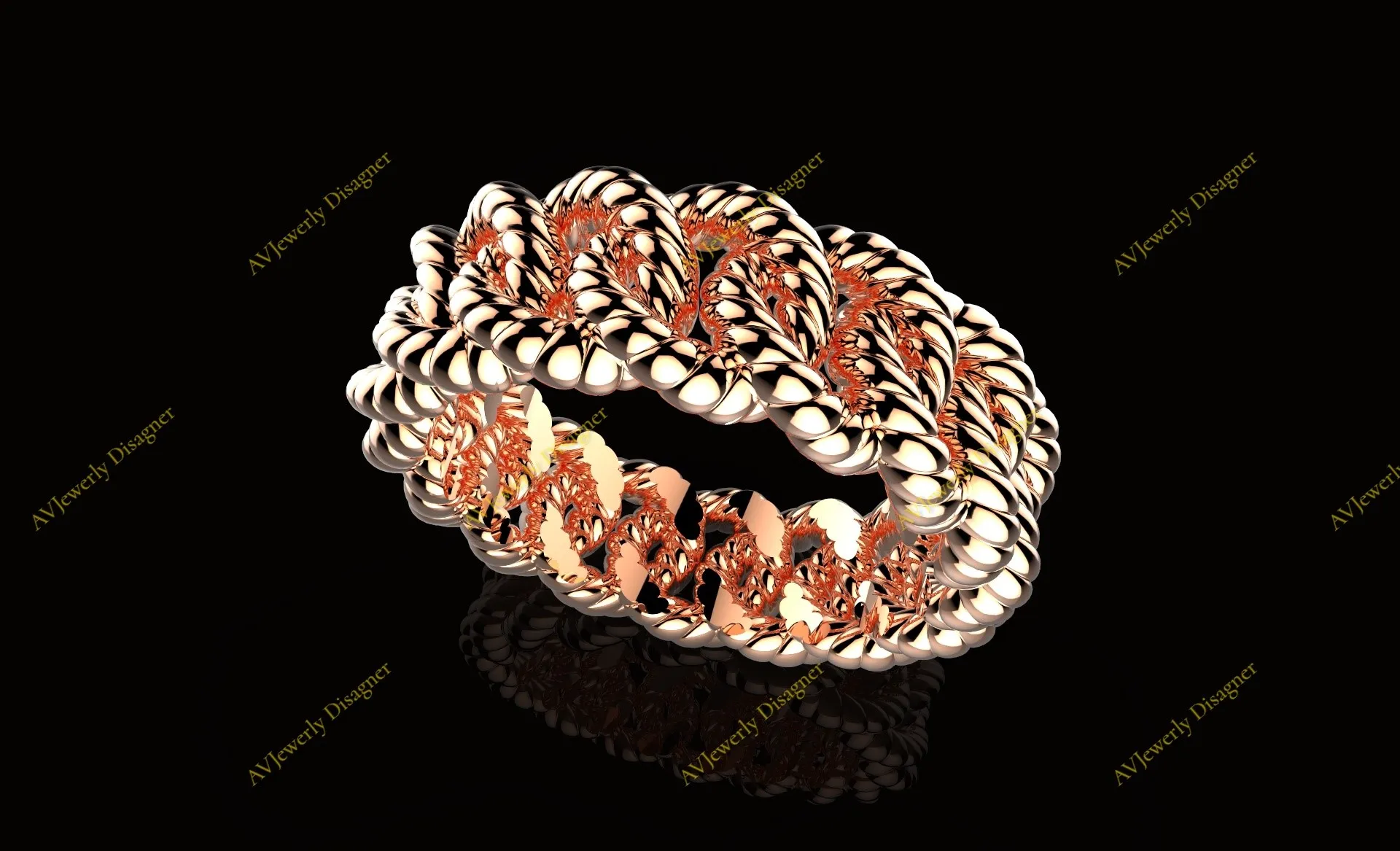 Anneau cubain stl