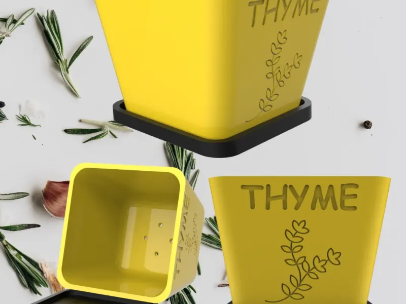 Ensemble de 5 jardinières pour herbes aromatiques (Ensemble 2)