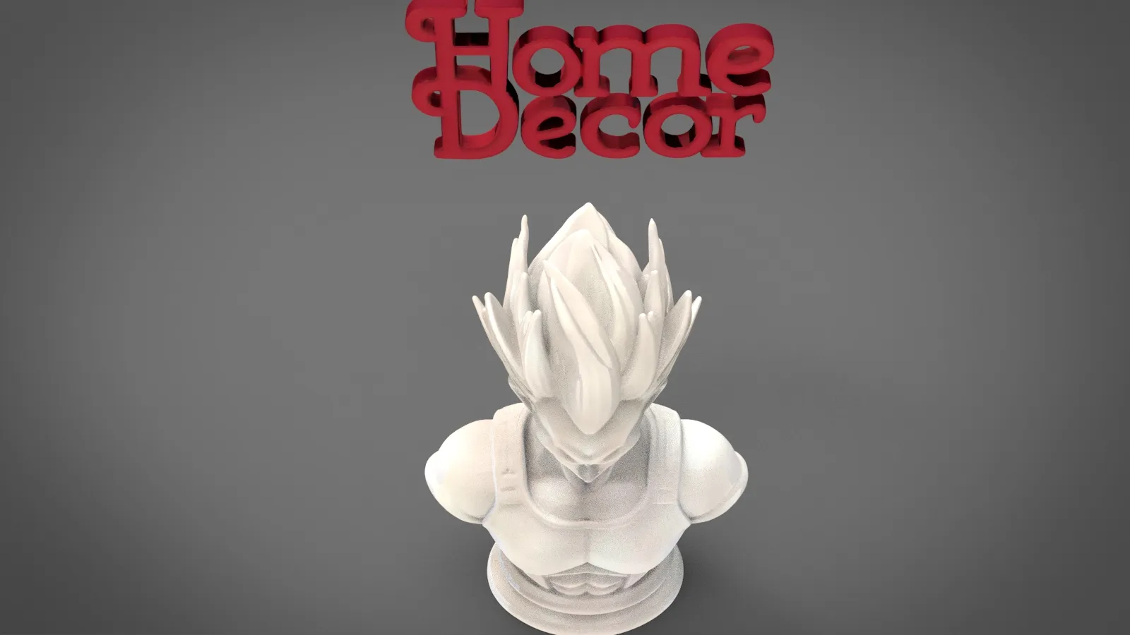 Vegeta - dragonball Bust 3D print model