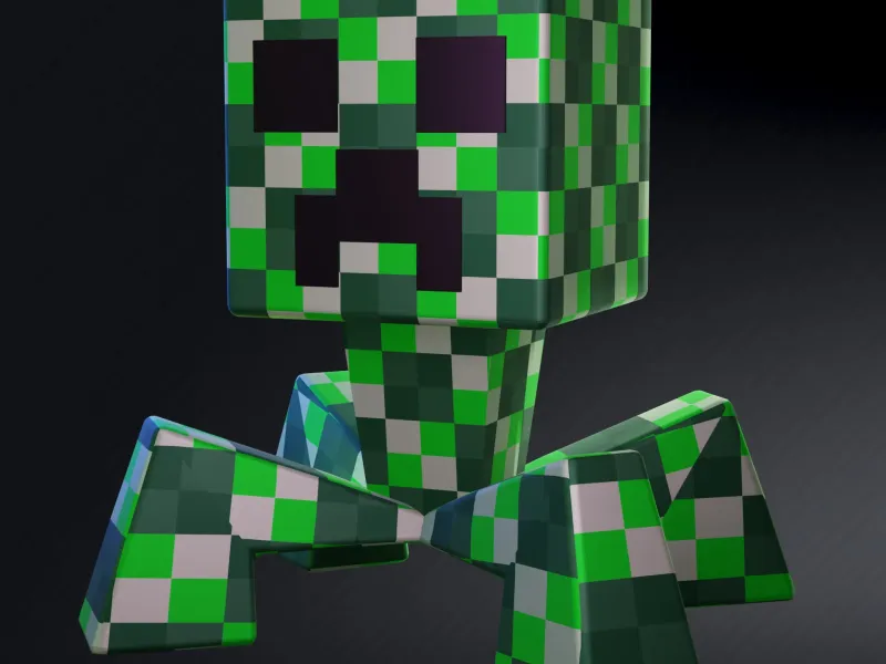 FREE Creeper Minecraft Spider Chibi / Creeper Kawaii, Cute
