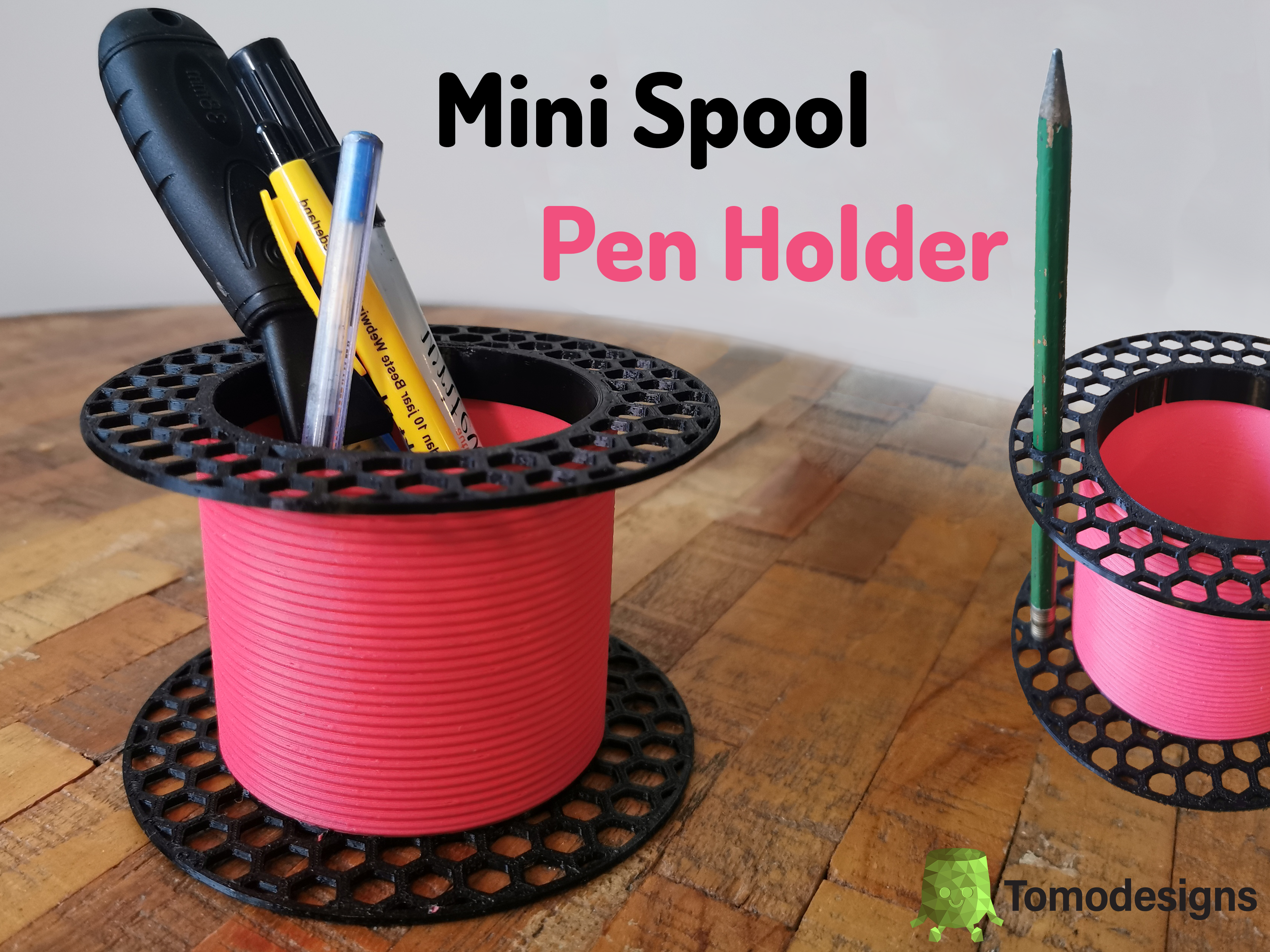 Mini Spool Pen Holder