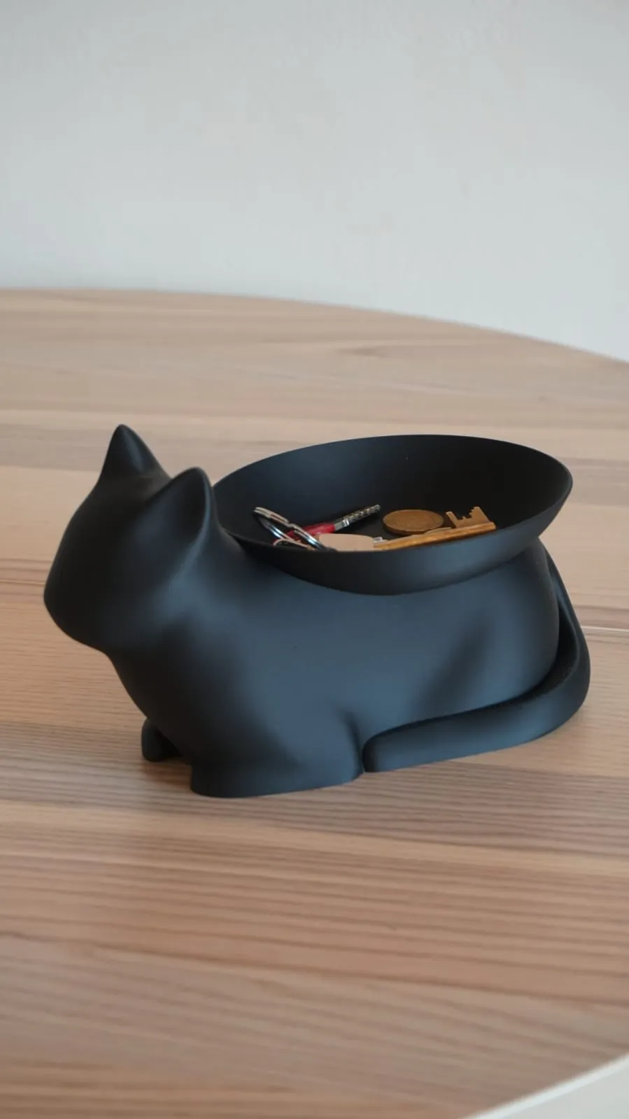 Cat Key & Coin Tray Elegant, stylized & minimalist gift