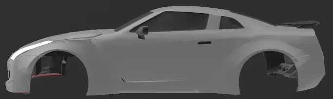 Custom Gtr R35 Rc Miniature Games & Accessories STL Download - Nissan GTR r35 RC body ...