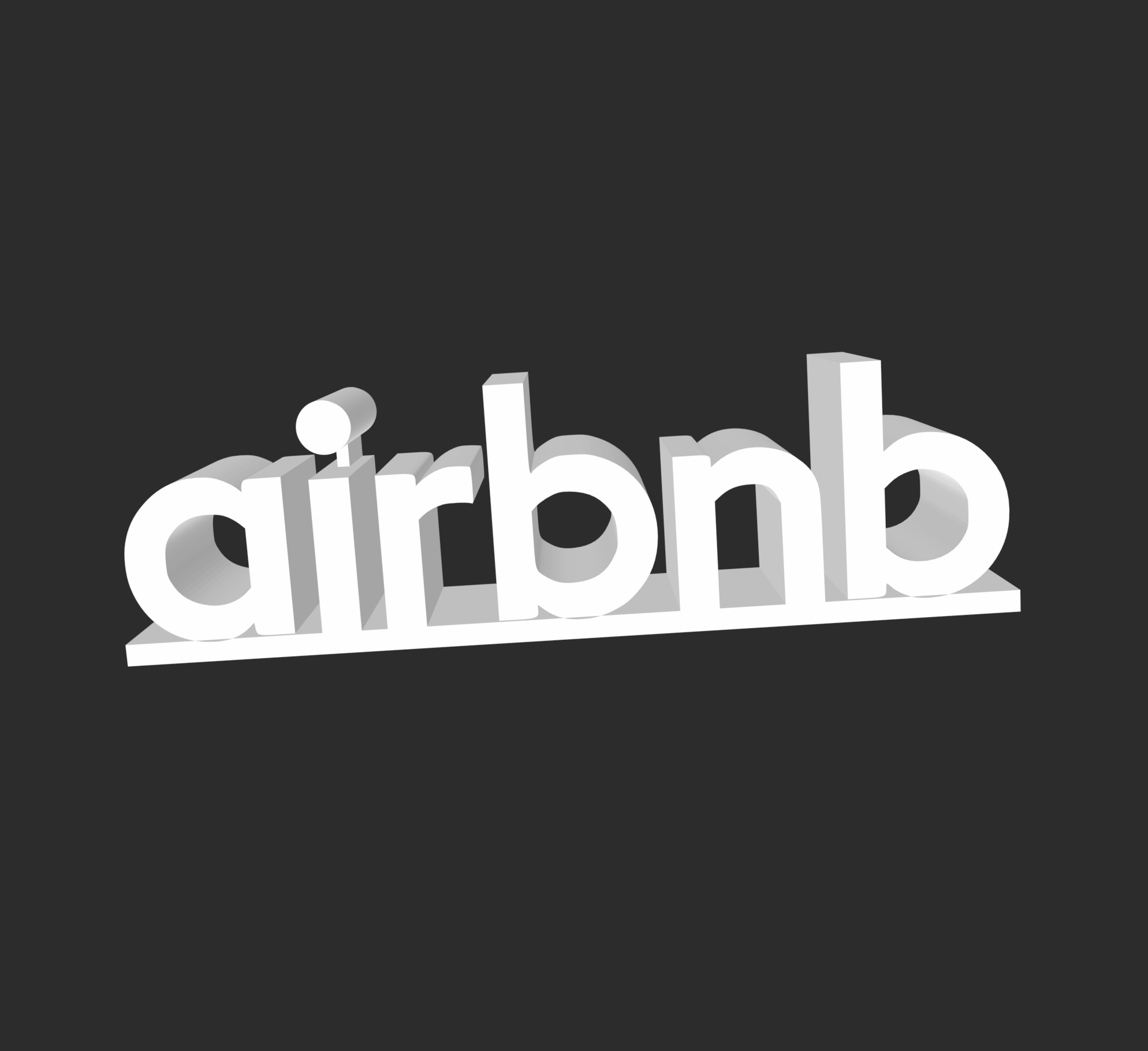 Airbnb Logo | 3D models download | Creality Cloud