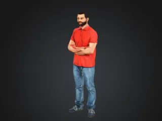 Man standing figure