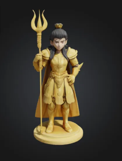 Anime Dragon chess boy set - Yuan the fierce