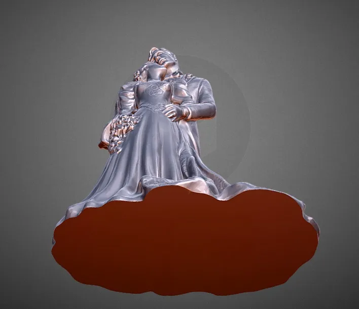 wedding couple statue decoration