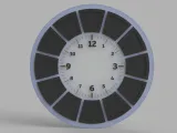 Photo Frame Clock – 3D STL File for Unique Wall Décor-1