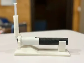 Microscope based on a laser pointer