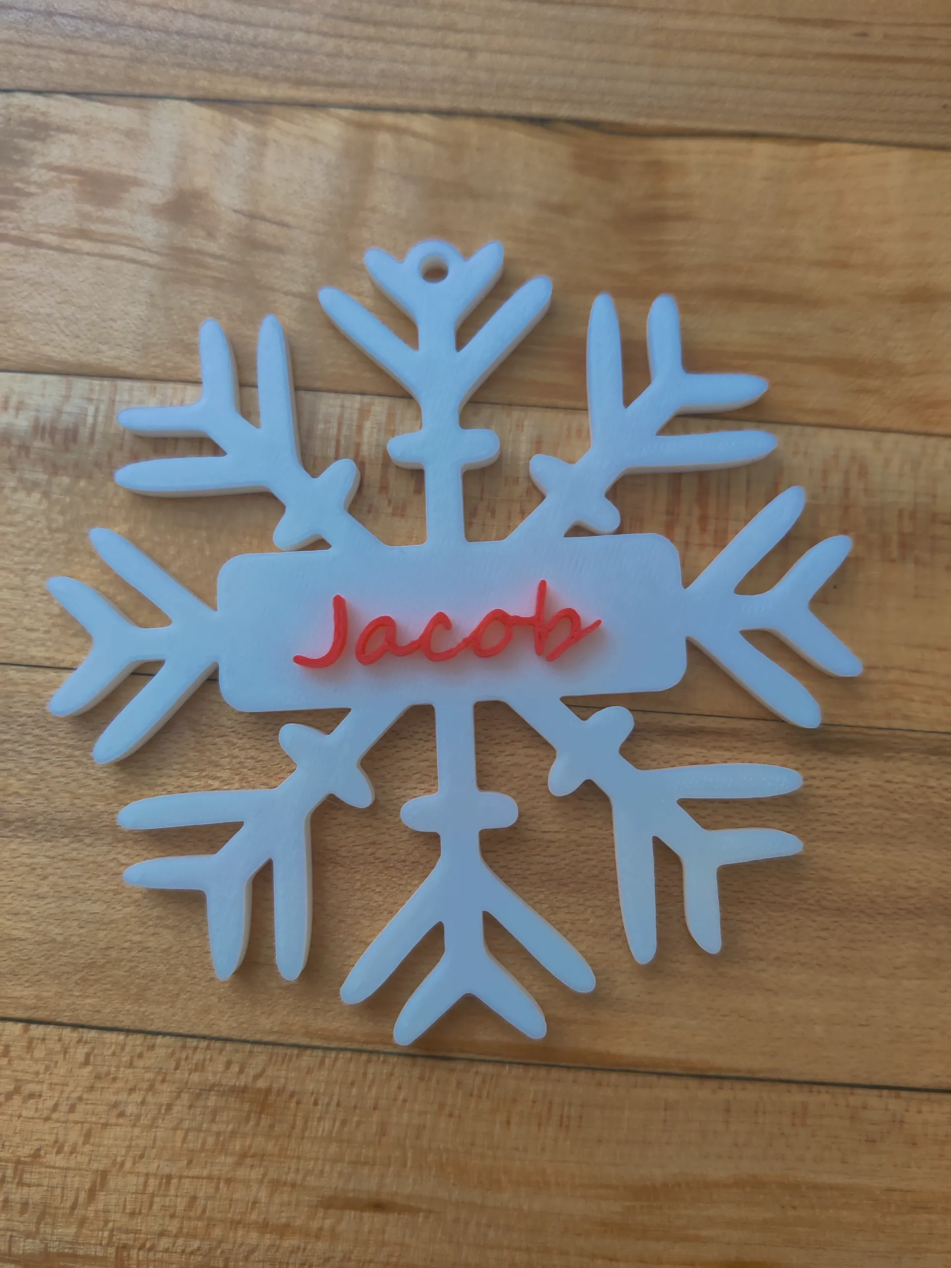 Customizable Christmas Snowflake-0