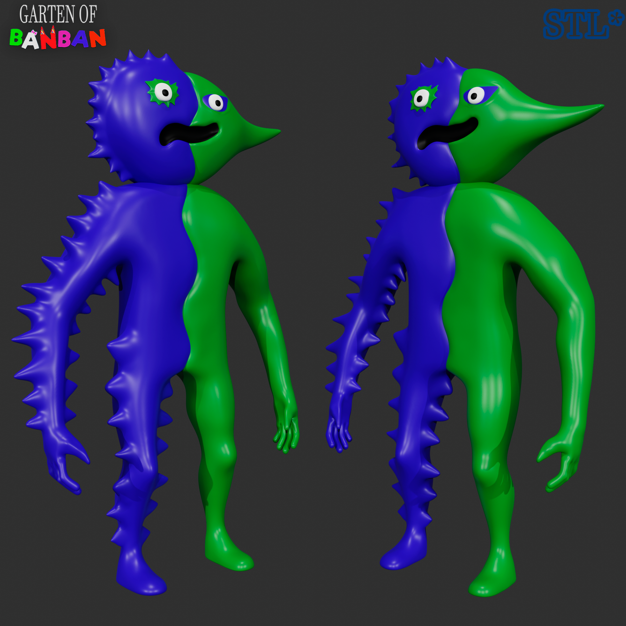 3D printer Monster the Jester from the game Garten of Banban 3