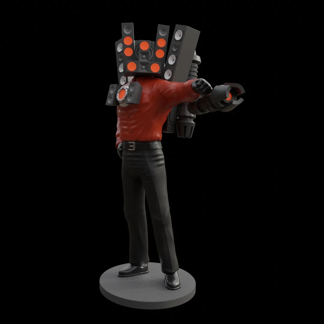 Titan Speaker Man Skibidi Toilet Fan Art