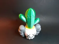 KAWS PLANTER WITH CACTUS (DIVIDED BY COLOURS)-6