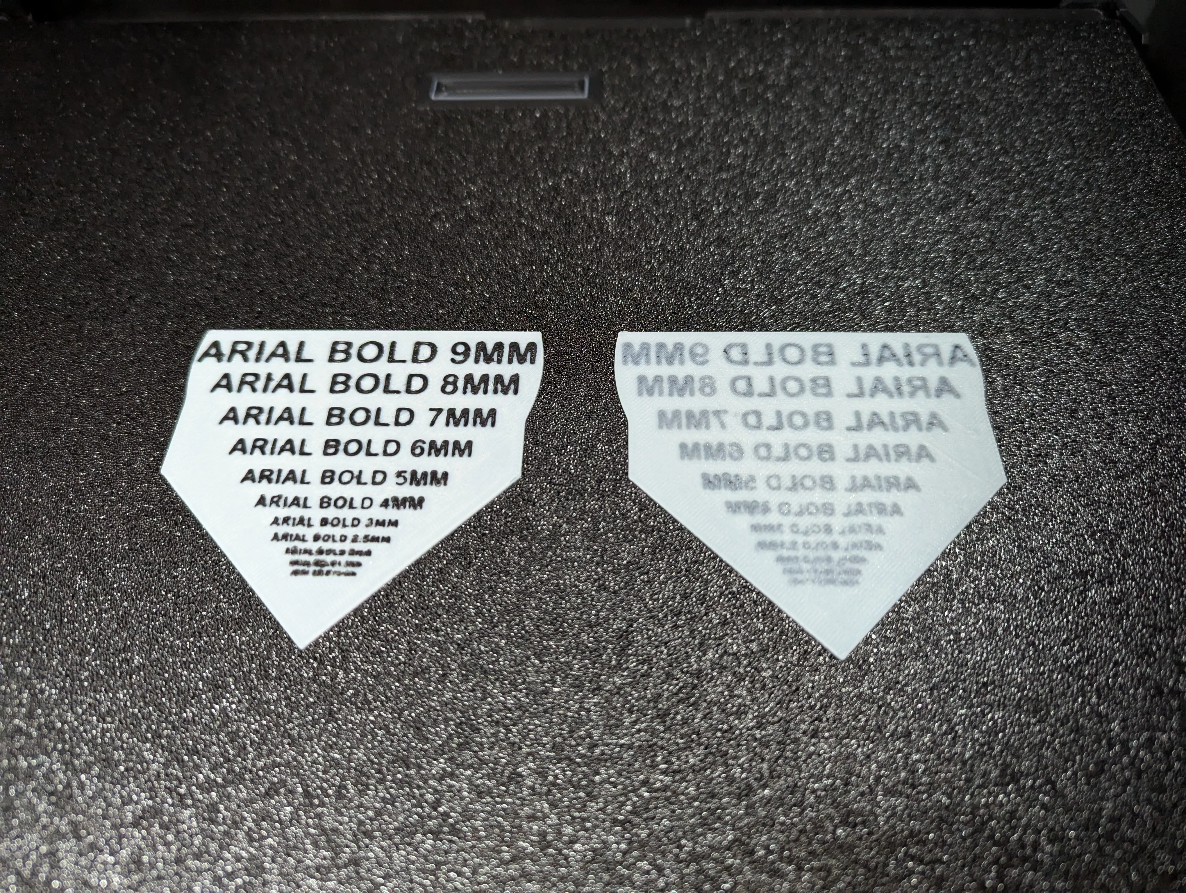 Test Print Face Arquivos de impressora 3D | Arquivo 3MF | K2 Plus text test print ...