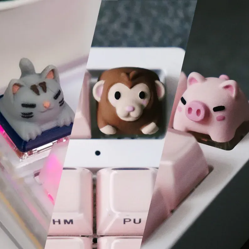 Süße Tiere Vol II Keycaps - Mechanische Tastatur