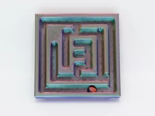 Marble maze fidget toy