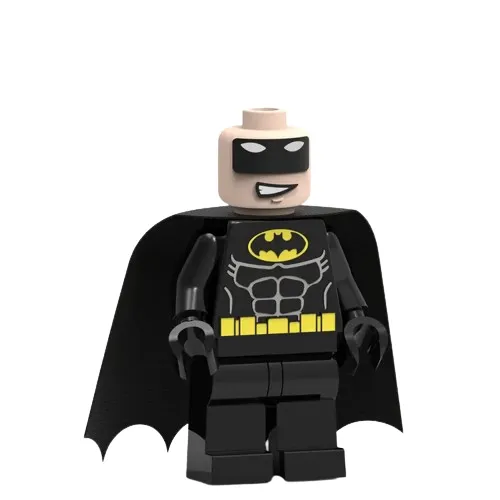 Batman LEGO Minifigure 3D Model STL File