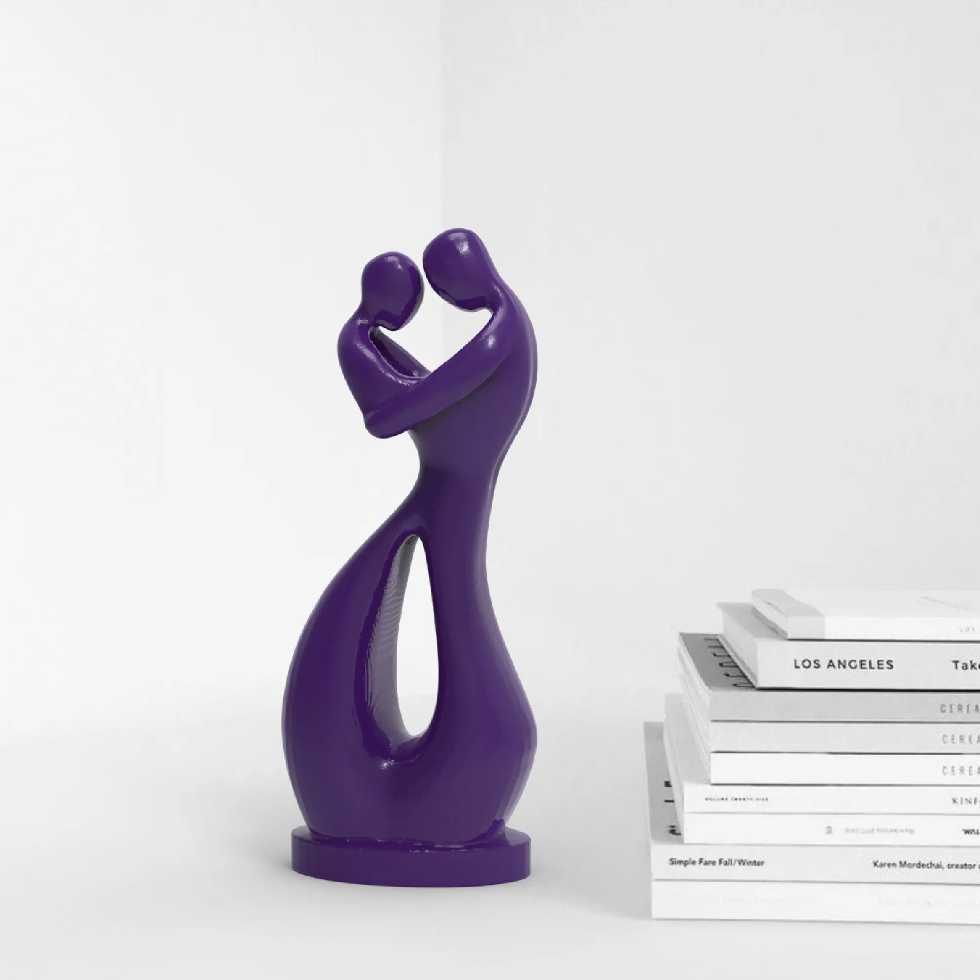 Valentine's Day Couple Statue, Romantic Modern Home Decor