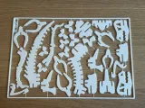T-Rex 3D Puzzle Kit Card-1