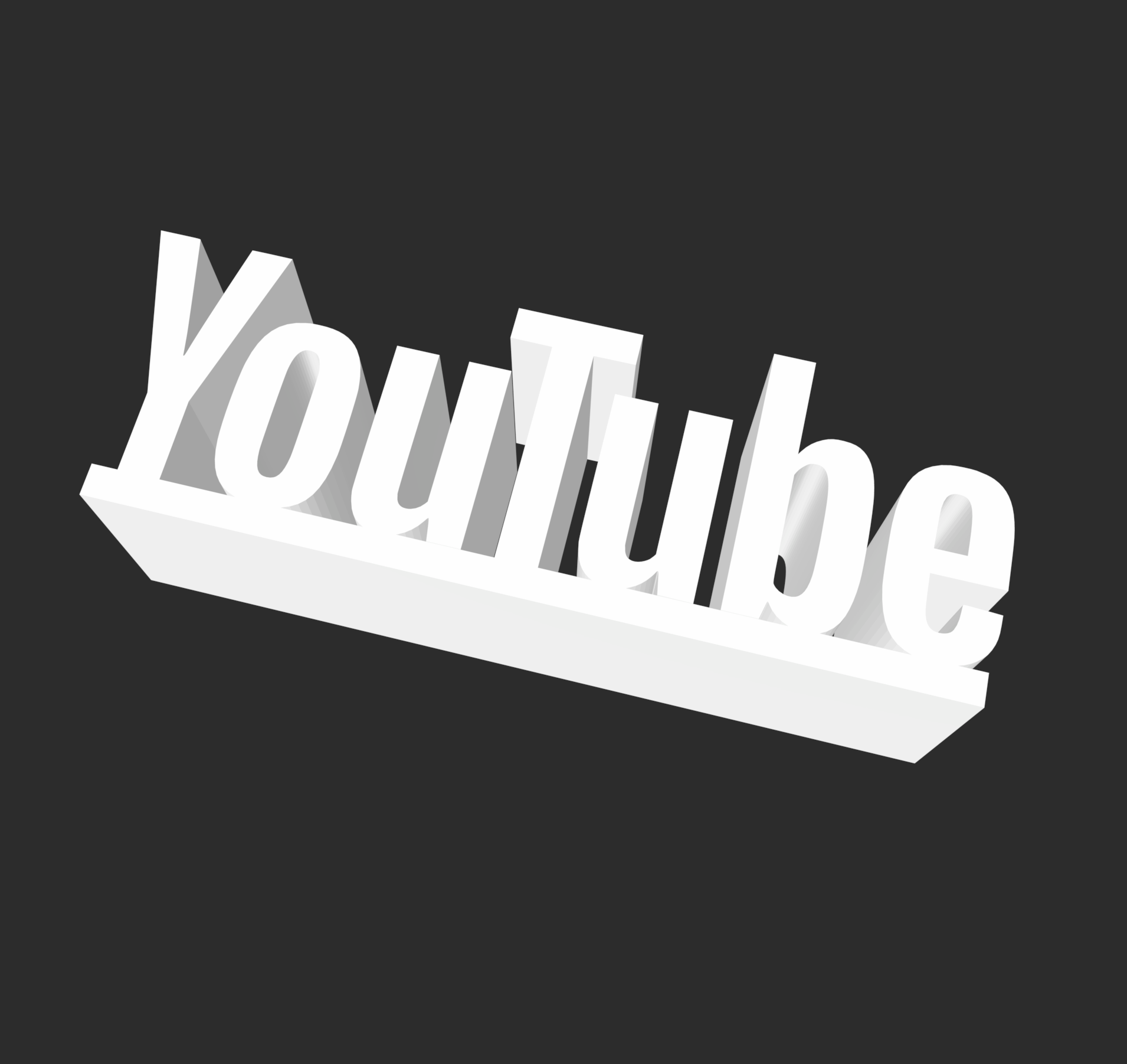 3d YouTube logo full video on my channel : r/low_poly