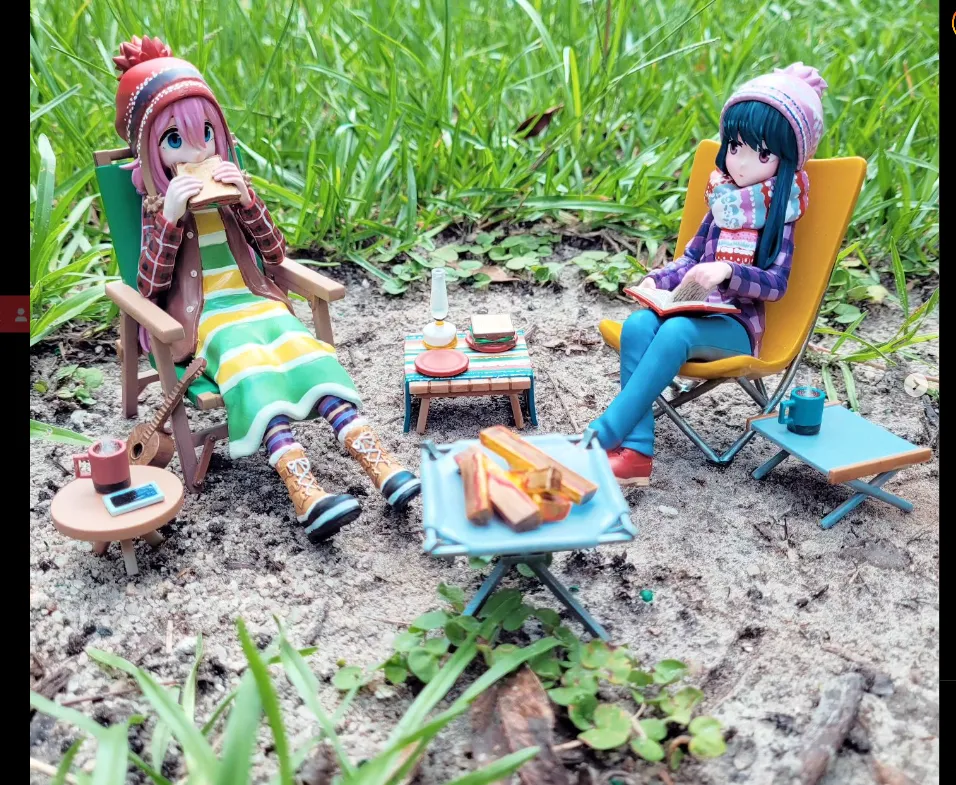 Rin and Nadeshiko - Laid Back Camp Figure for 3D Printing