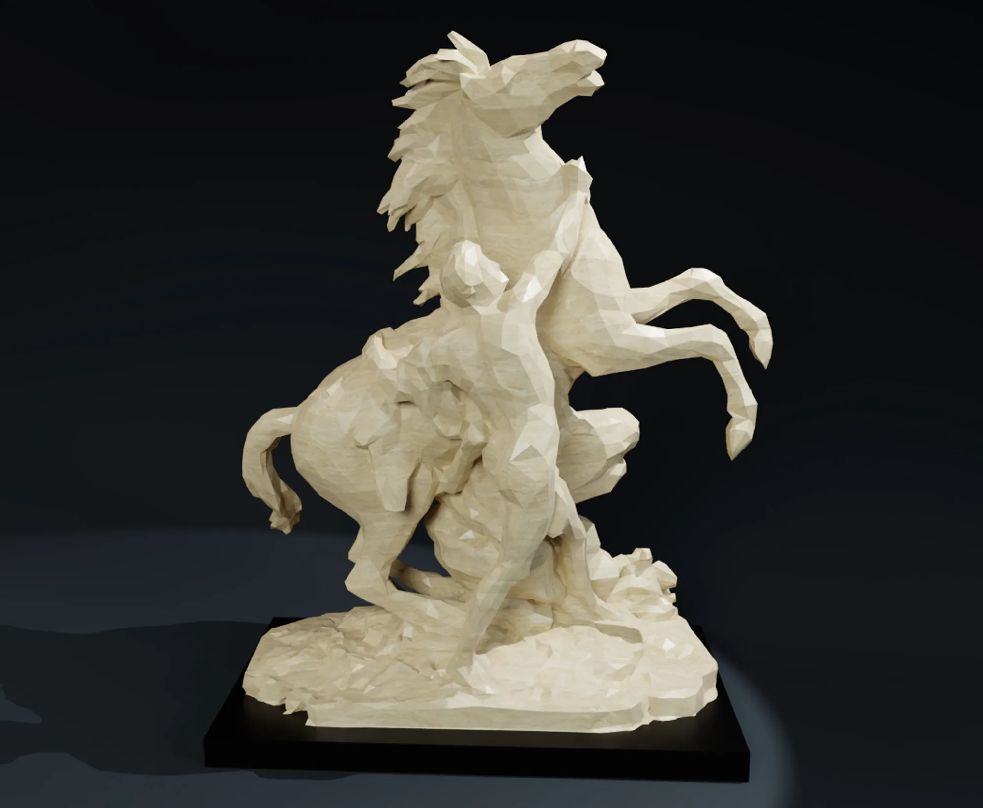 【西洋刻美術】フランス作家 金属彫刻像 『Marly horse マルリーの馬』 西洋刻美術】フランス作家 金属彫刻像 『Marly horse マルリーの馬