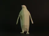 Low Poly Standing Penguin-0