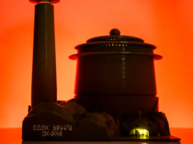 Boba’s Palace – Star Wars Diorama with LED Integration