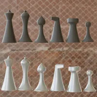 Modern Chess Set 3MFL – Sleek Minimal Pieces for 3D Printing-1