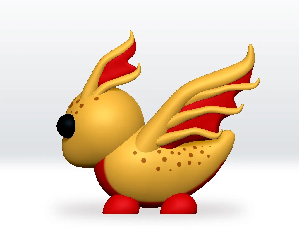 Sunglider Roblox Adopt Me Pet STL file 3D Model,3mf file