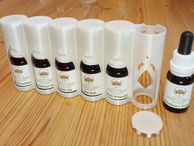 Organizer for 15ml bottles with dropper
