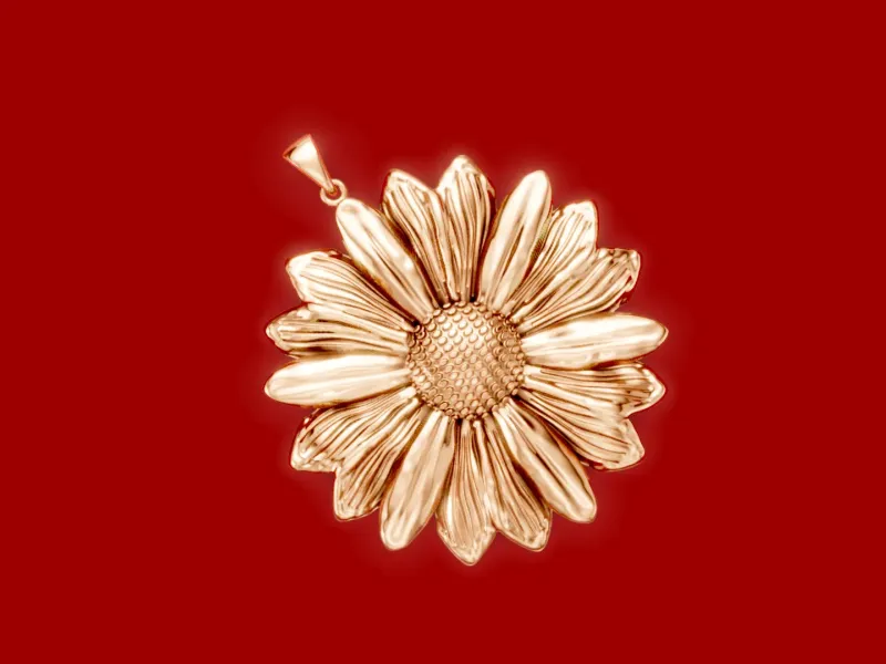 Colgante de girasol