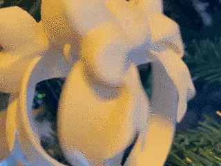 Christmas tree toy with internal space for mini-toys