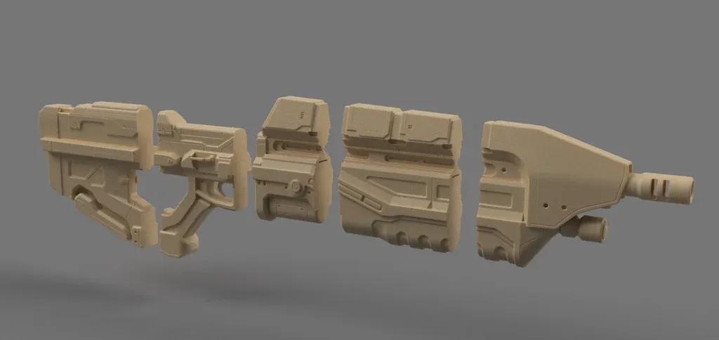 MA37 assault rifle halo gun
