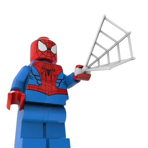 Spider-Man Web LEGO Accessory 3D Model STL File