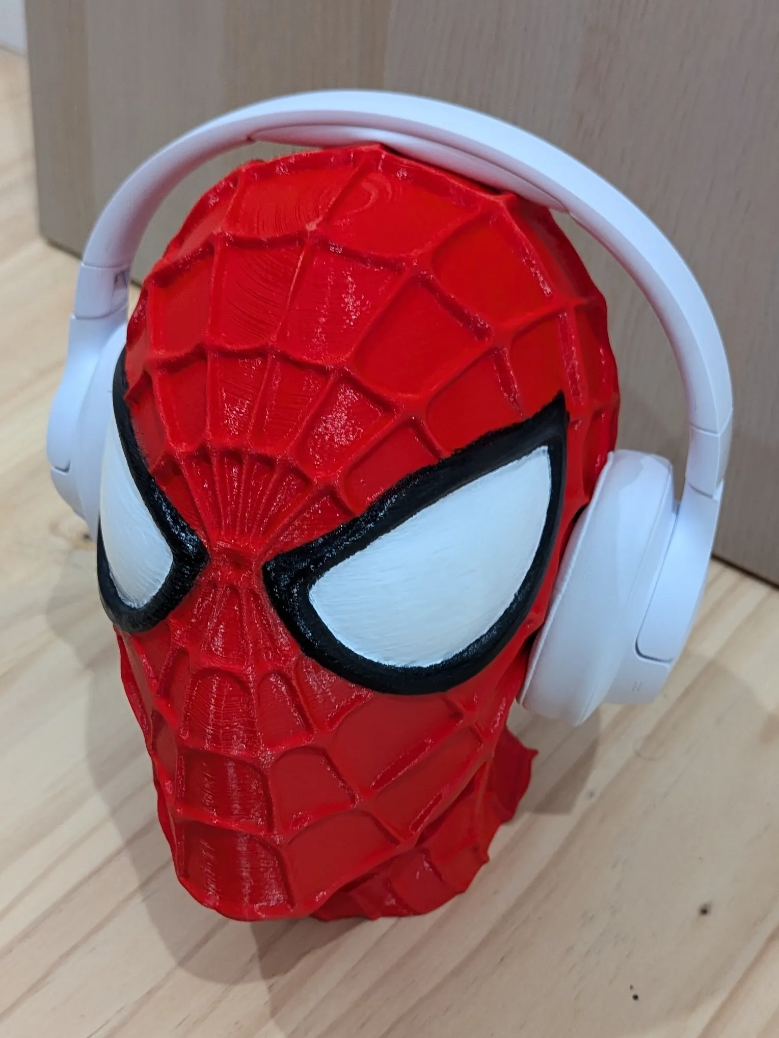 Spiderman Head Statue Headphone Stand-0