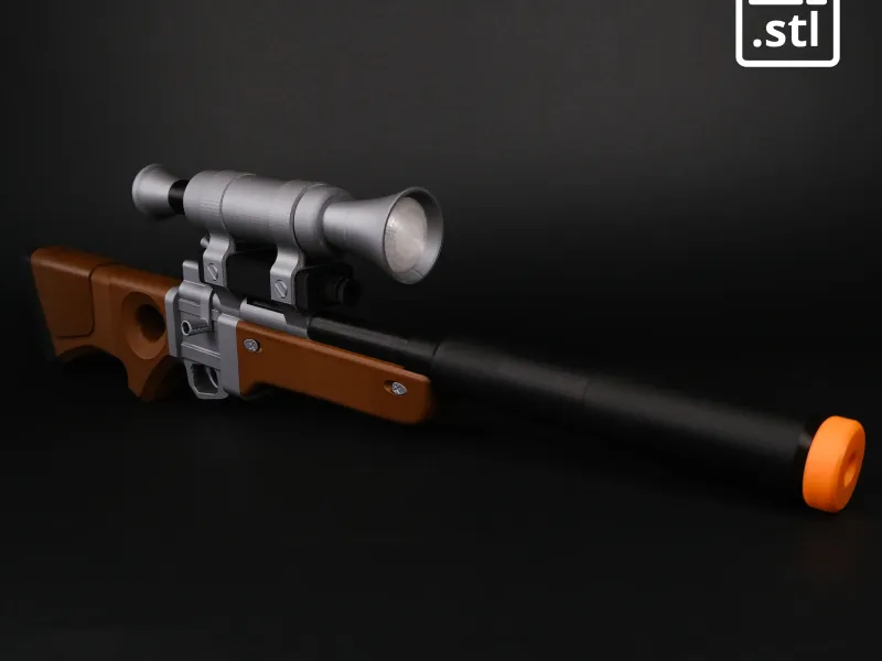 Team Fortress 2 Hitman's Heatmaker - 3D Printable STL for Co