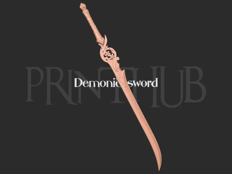 Demonic Sword solo leveling for cosplay