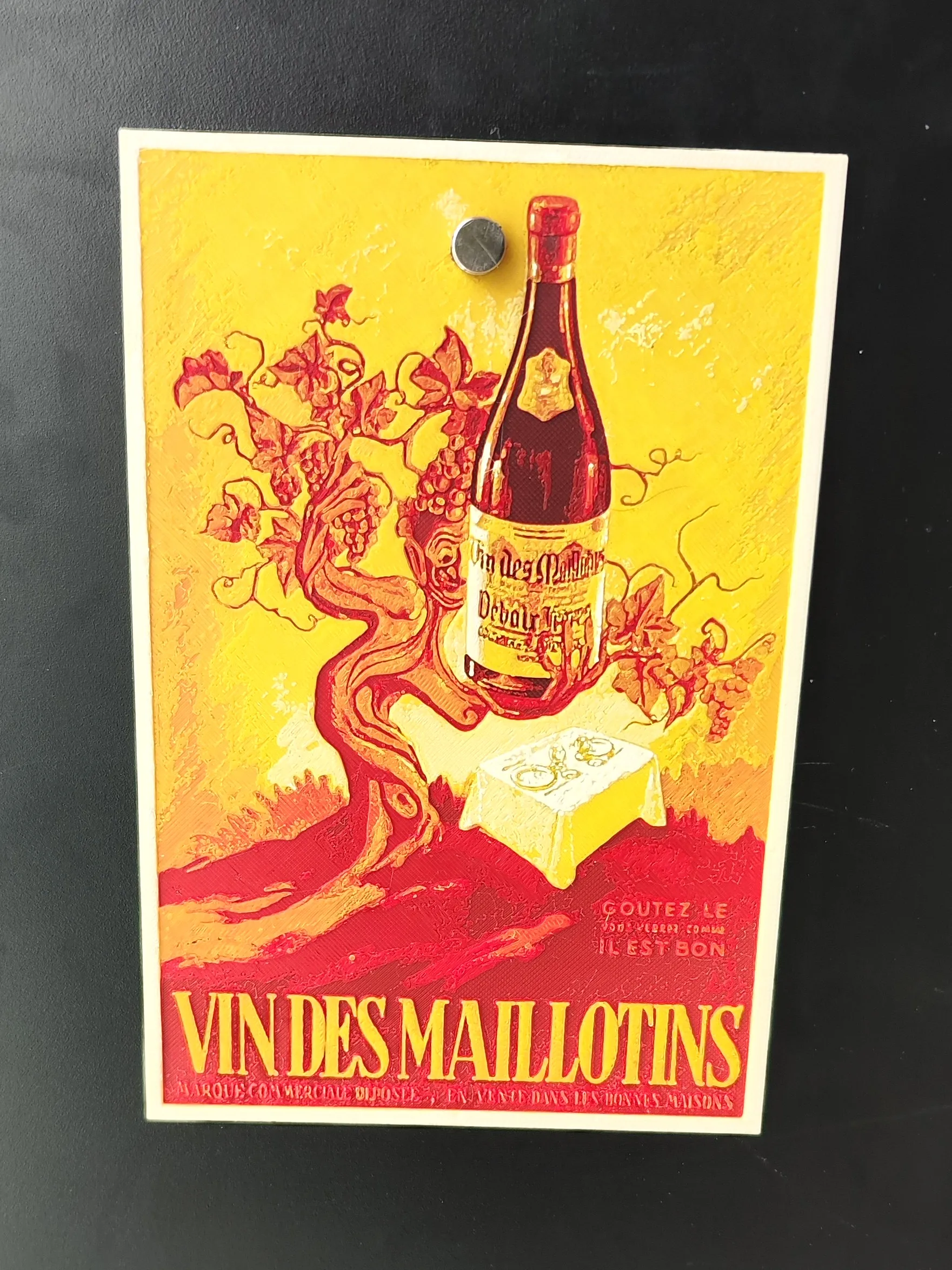 French vintage advertising - Vin des maillotins - hueforge