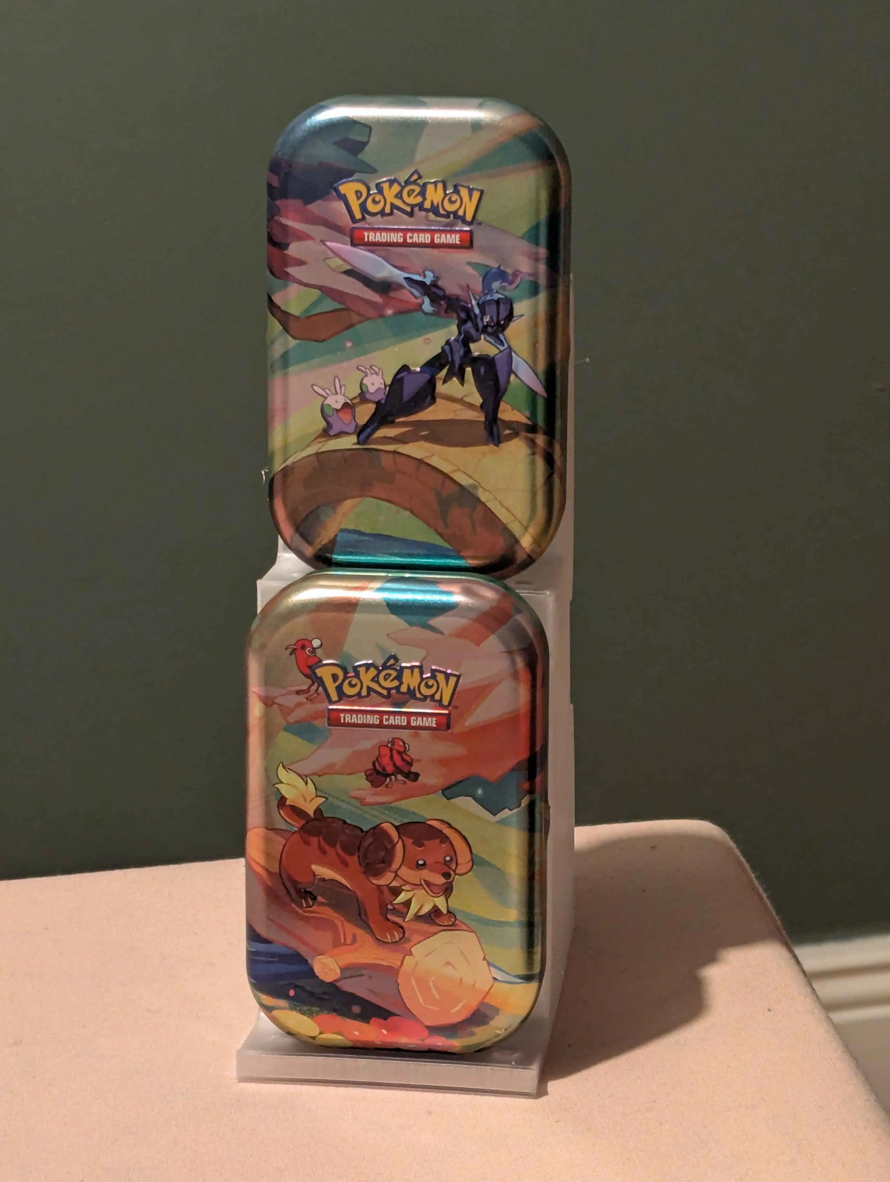 Pokemon mini tin display