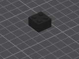 2X2 lego brick (for printer testing)-1
