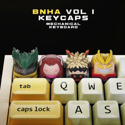 BNHA Vol I Keycaps - Mechanical Keyboard