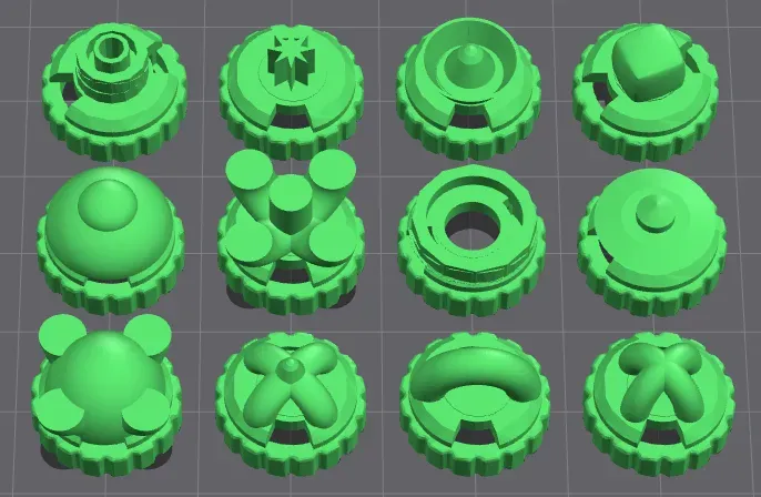 Beyblade Mixed Types for Metal Fight Beyblades
